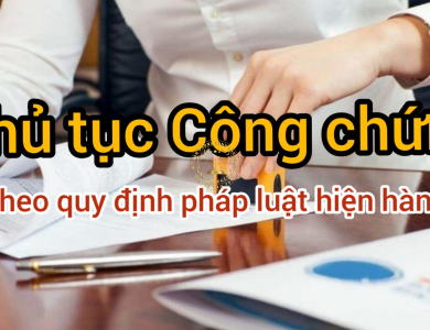 Thủ Tục Công Chứng